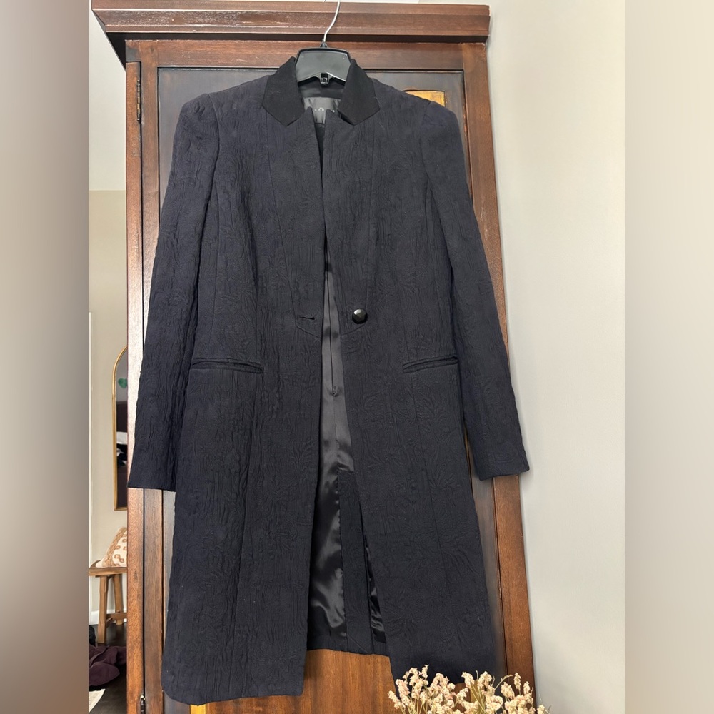 John Richmond long black blazer/coat